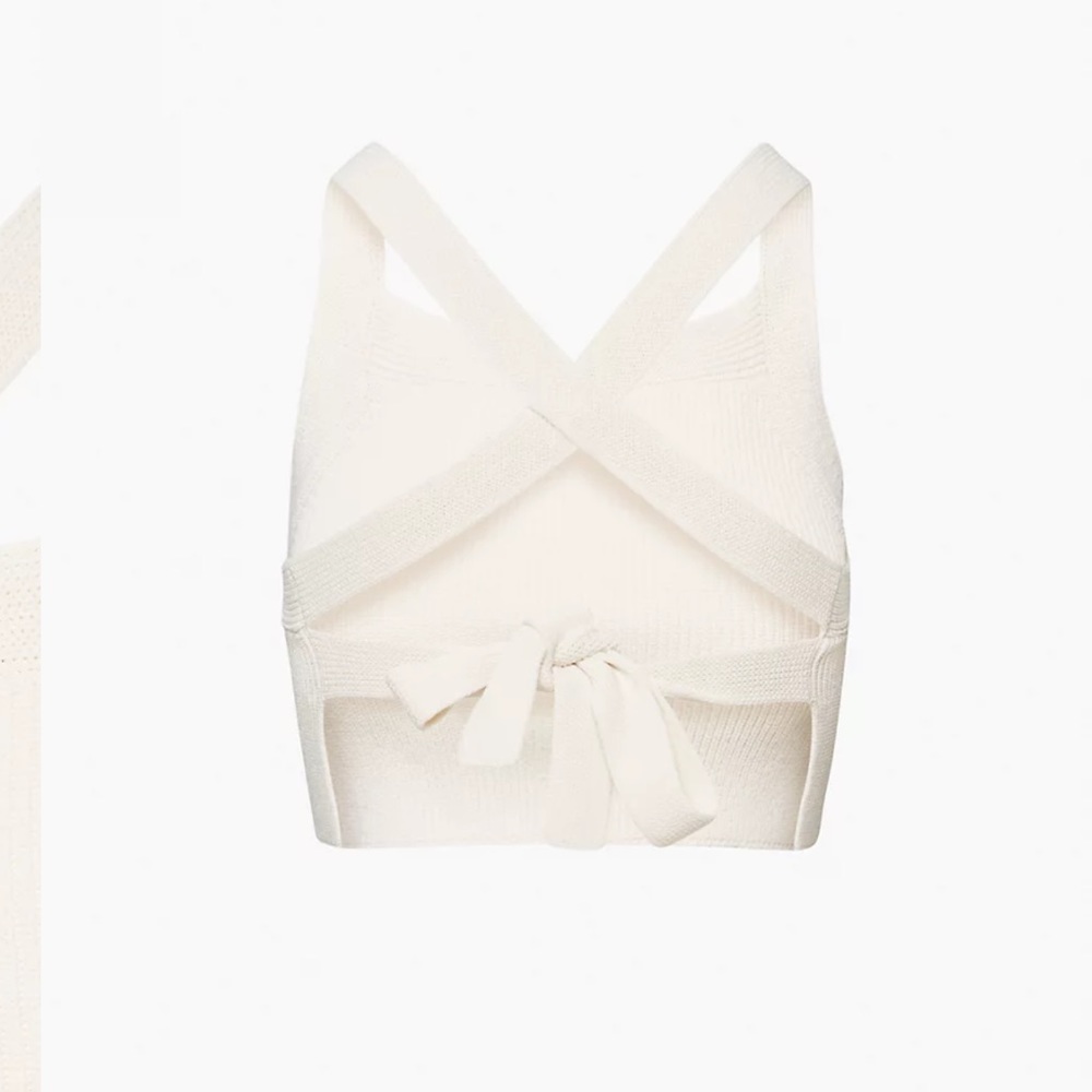 Wilfred Cayenne White Knit Top